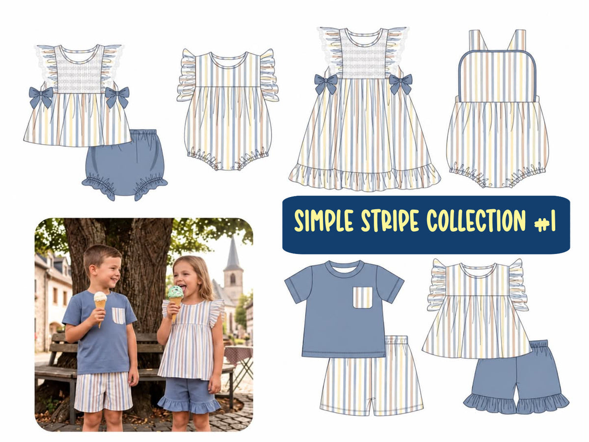 SIMPLE STRIPE COLLECTION #1-ETA APRIL