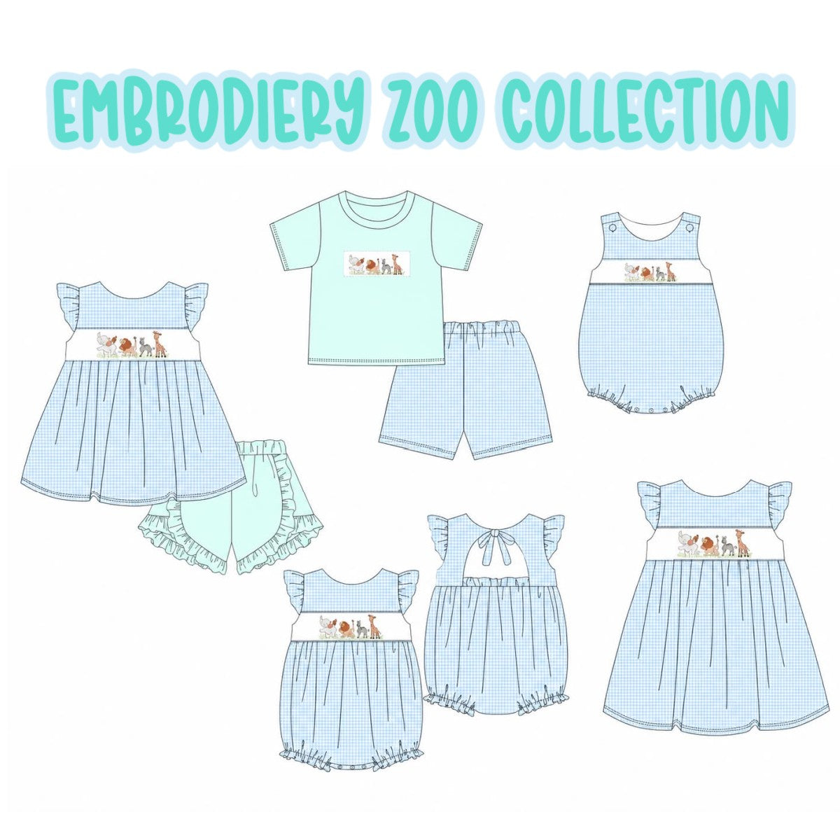 EMBROIDERY ZOO COLLECTION-ETA FEB
