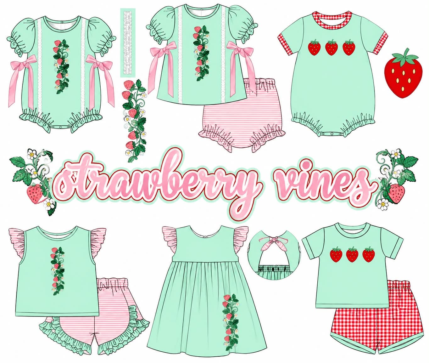 STRAWBERRY VINES COLLECTION - ETA FEB