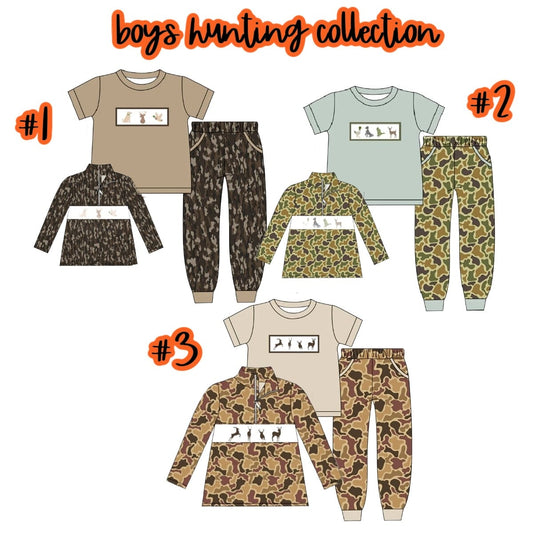 BOYS HUNTING COLLECTION - ETA AUGUST