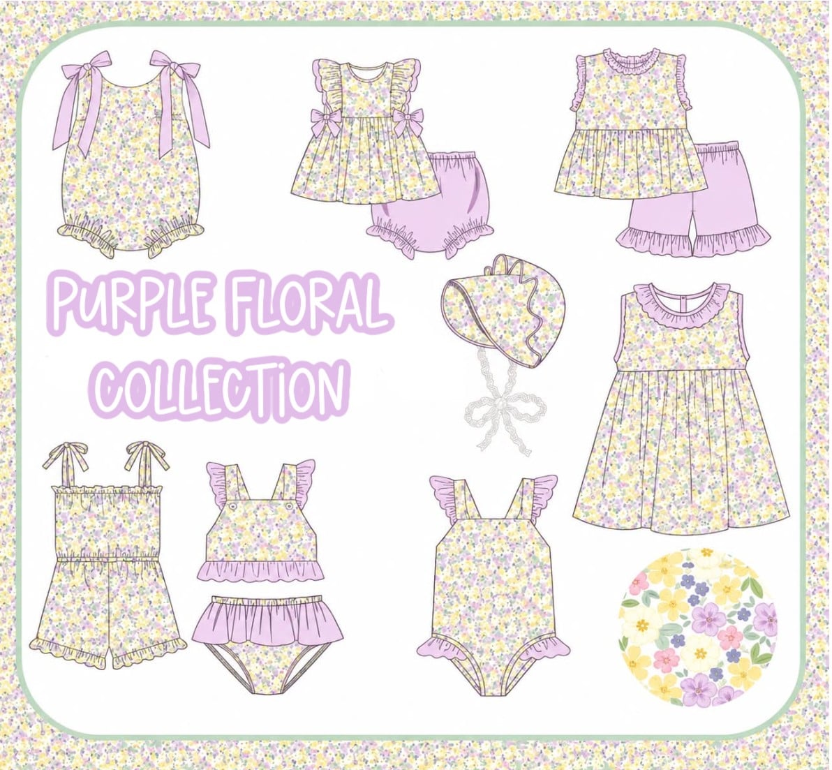 PURPLE FLORAL COLLECTION - ETA FEB