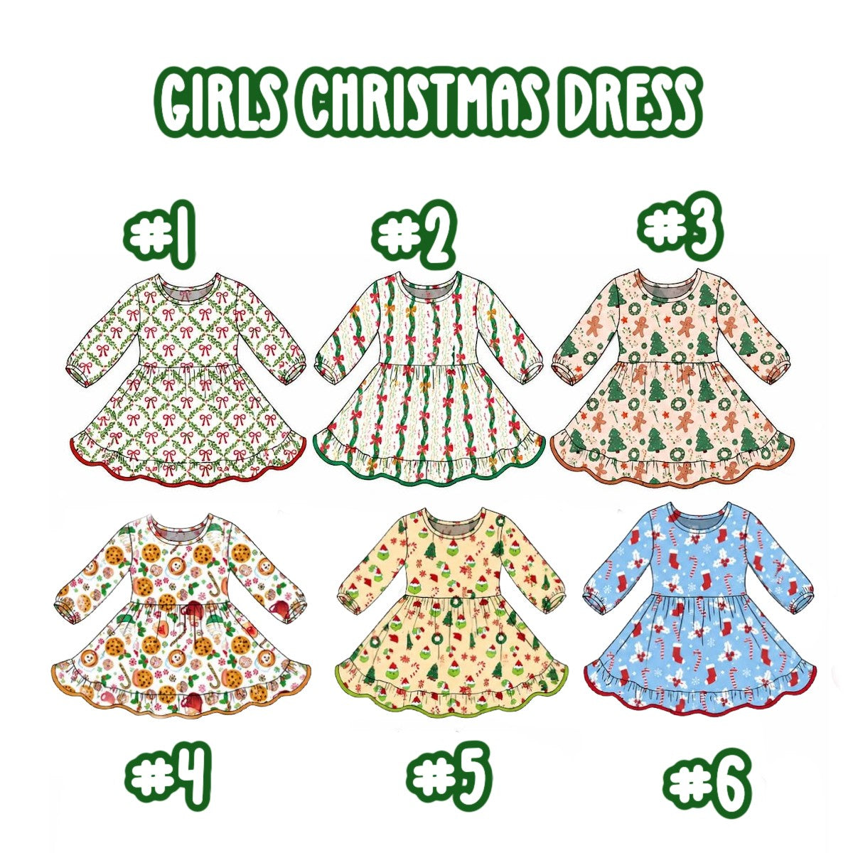 GIRLS CHRISTMAS DRESS-ETA NOV