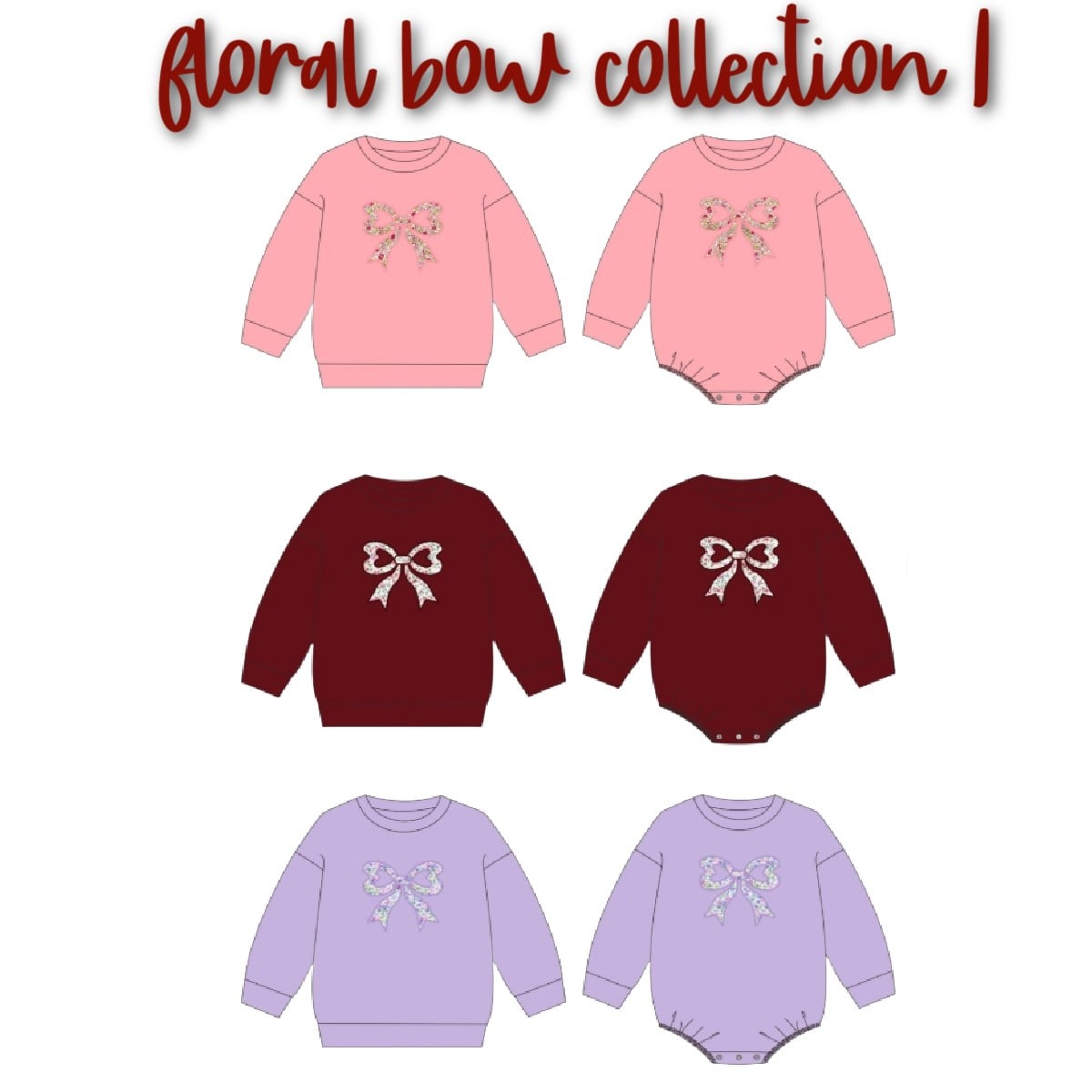 FLORAL BOW COLLECTION PART 1 - ETA AUGUST