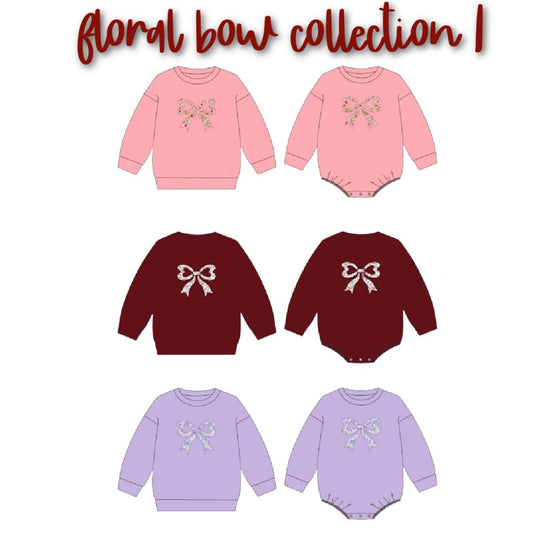 FLORAL BOW COLLECTION PART 1 - ETA AUGUST