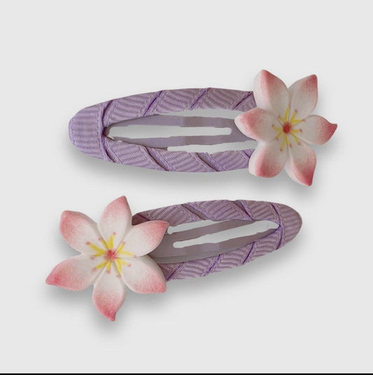 Pink Sakura Hair Clip- IN STOCK