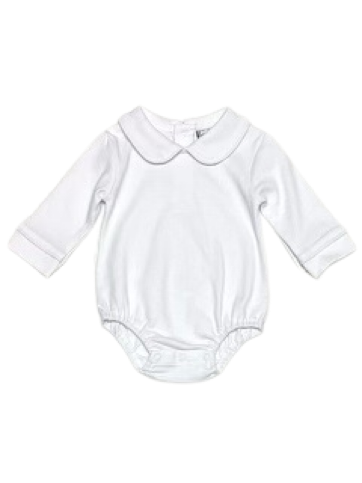 Girls Collar Long Sleeve Onesie - IN STOCK