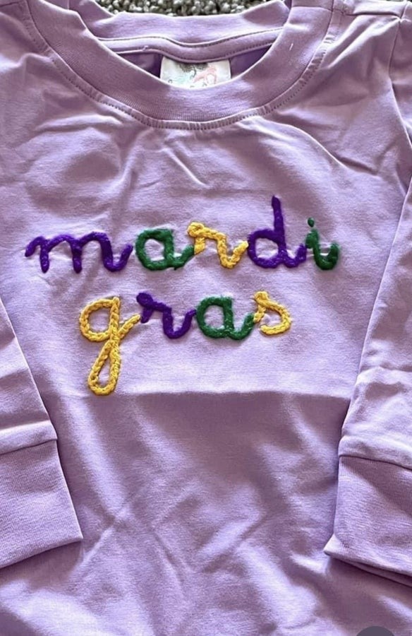 Mardi Gras sweatshirt - IN STOCK