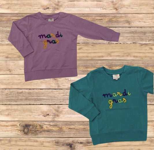 Mardi Gras sweatshirt - IN STOCK